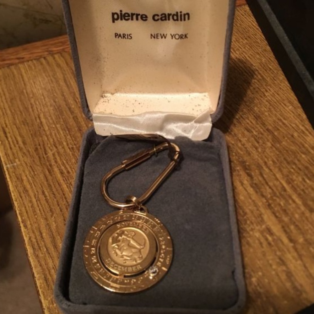Pierre Cardin genuine diamond “Sagittarius” emblem
